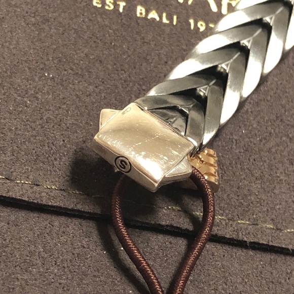 John Hardy 925 Classic Chain Diamond Bracelet 11mm - Picture 6 of 6